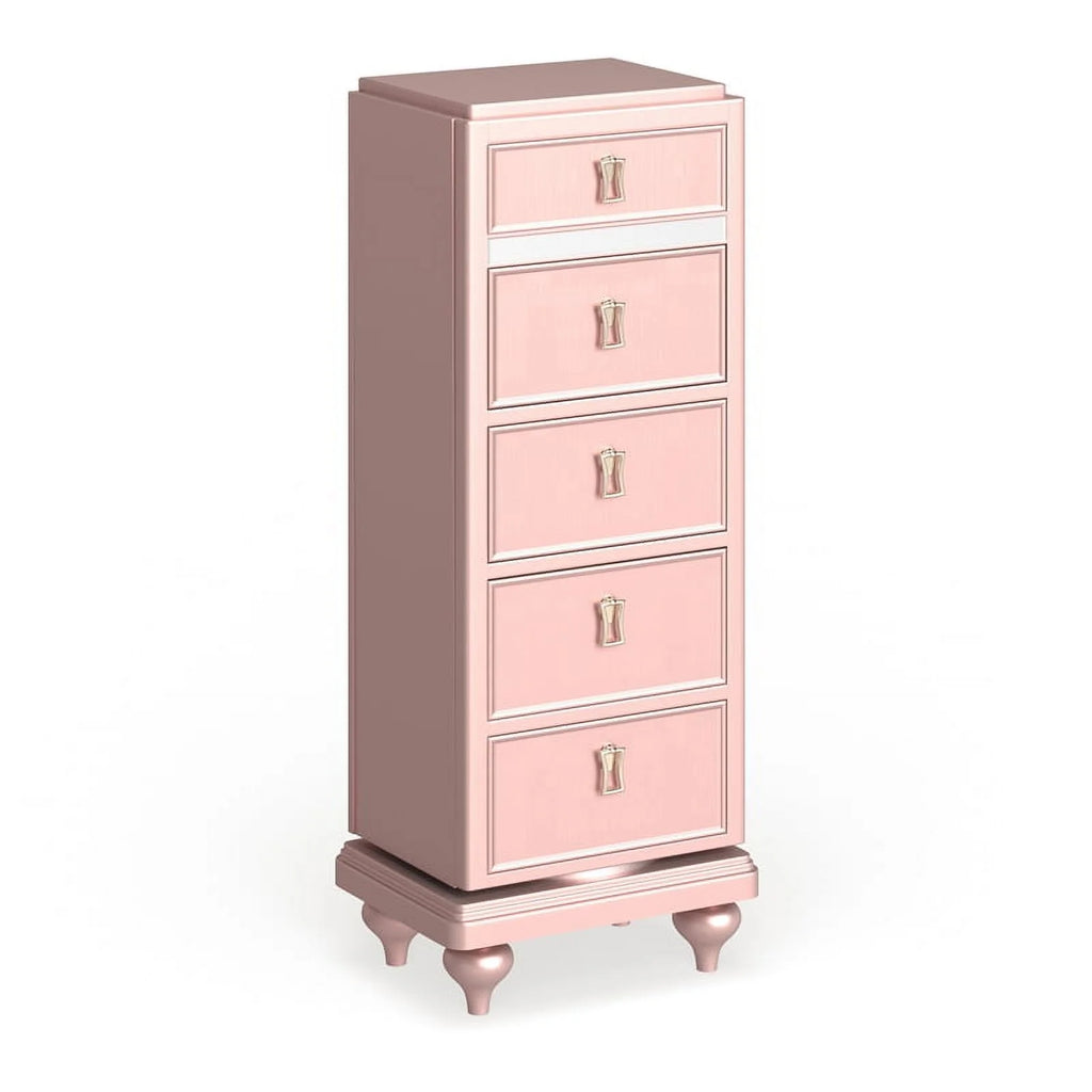 Wood Swivel Chest with Mirror V580123