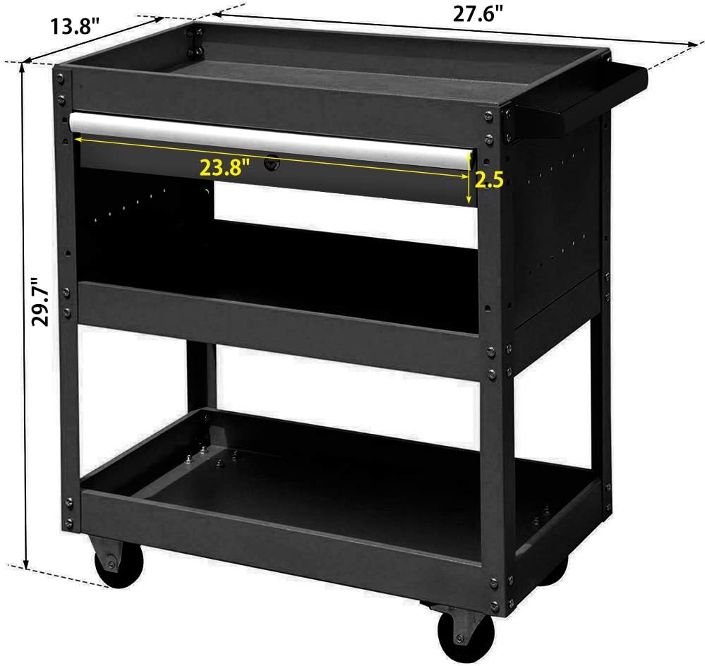 Heavy Duty Rolling Tool Cart with Wheels and Drawers G54542