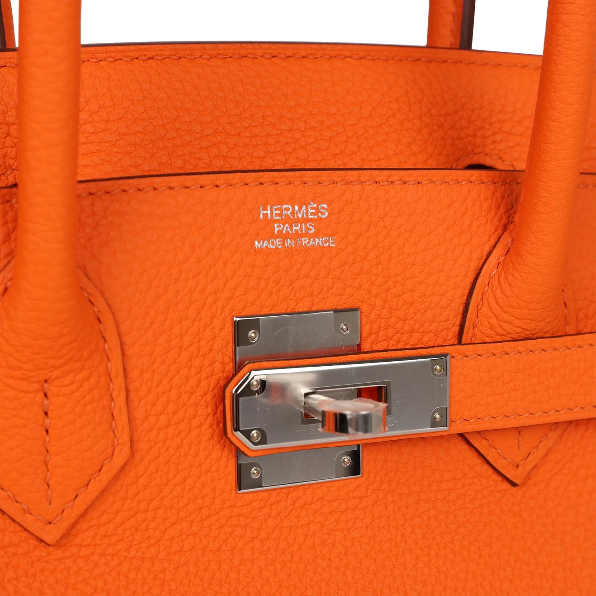 Orange Togo Leather Handbag G2389