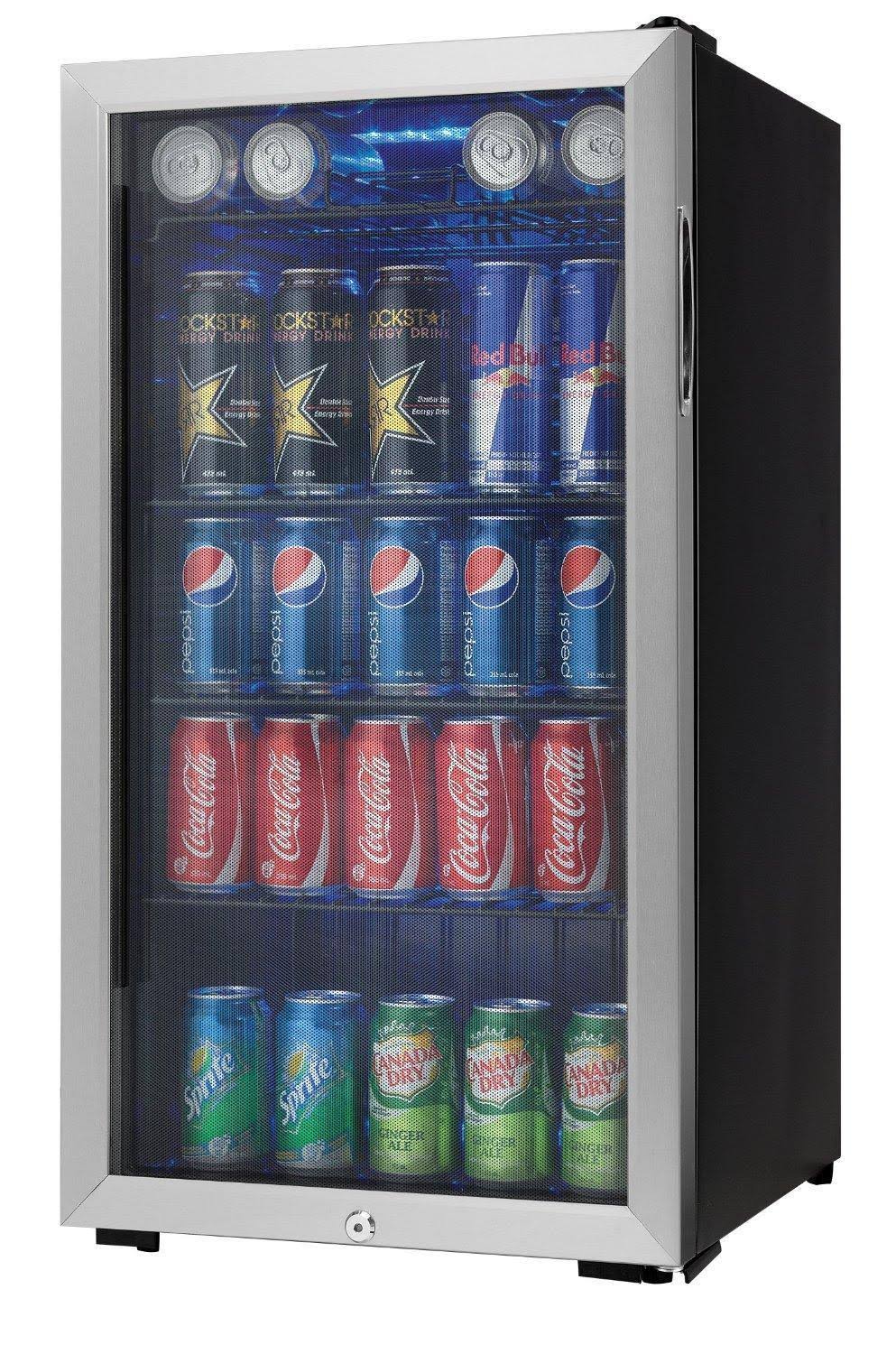 120 Can Stainless Steel Beverage Center B856