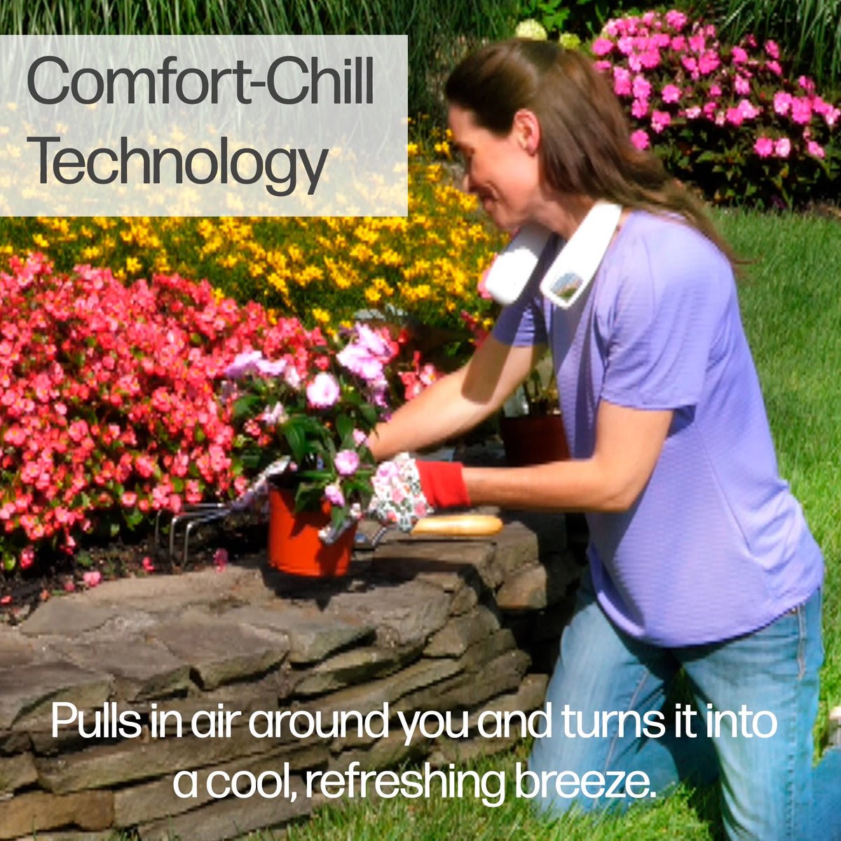 Wearable Personal Neck Cooler and Air Cooler C39909