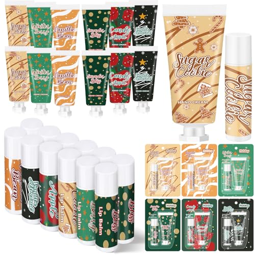 Christmas Hand Cream and Lip Balm Gift Set 48pcs Z30731