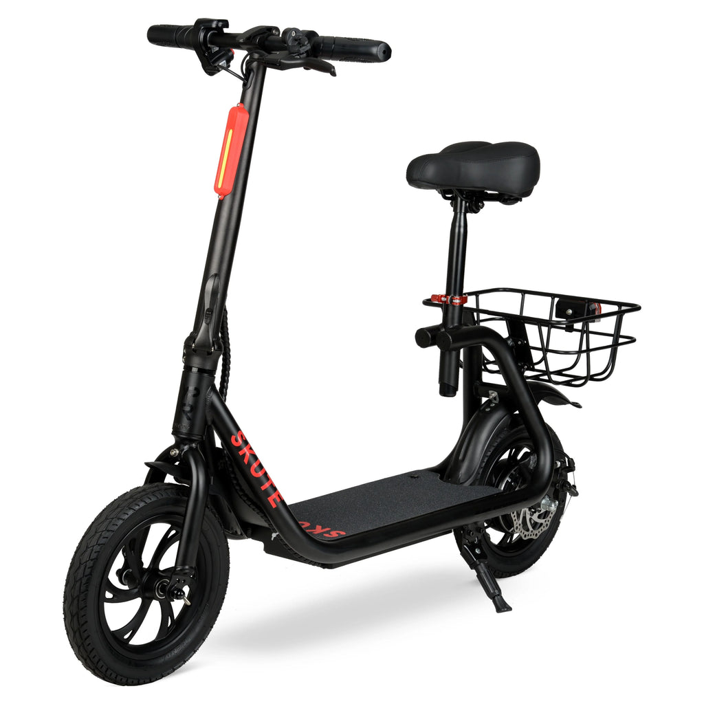 36V 250W Seated Electric Scooter with Basket D281
