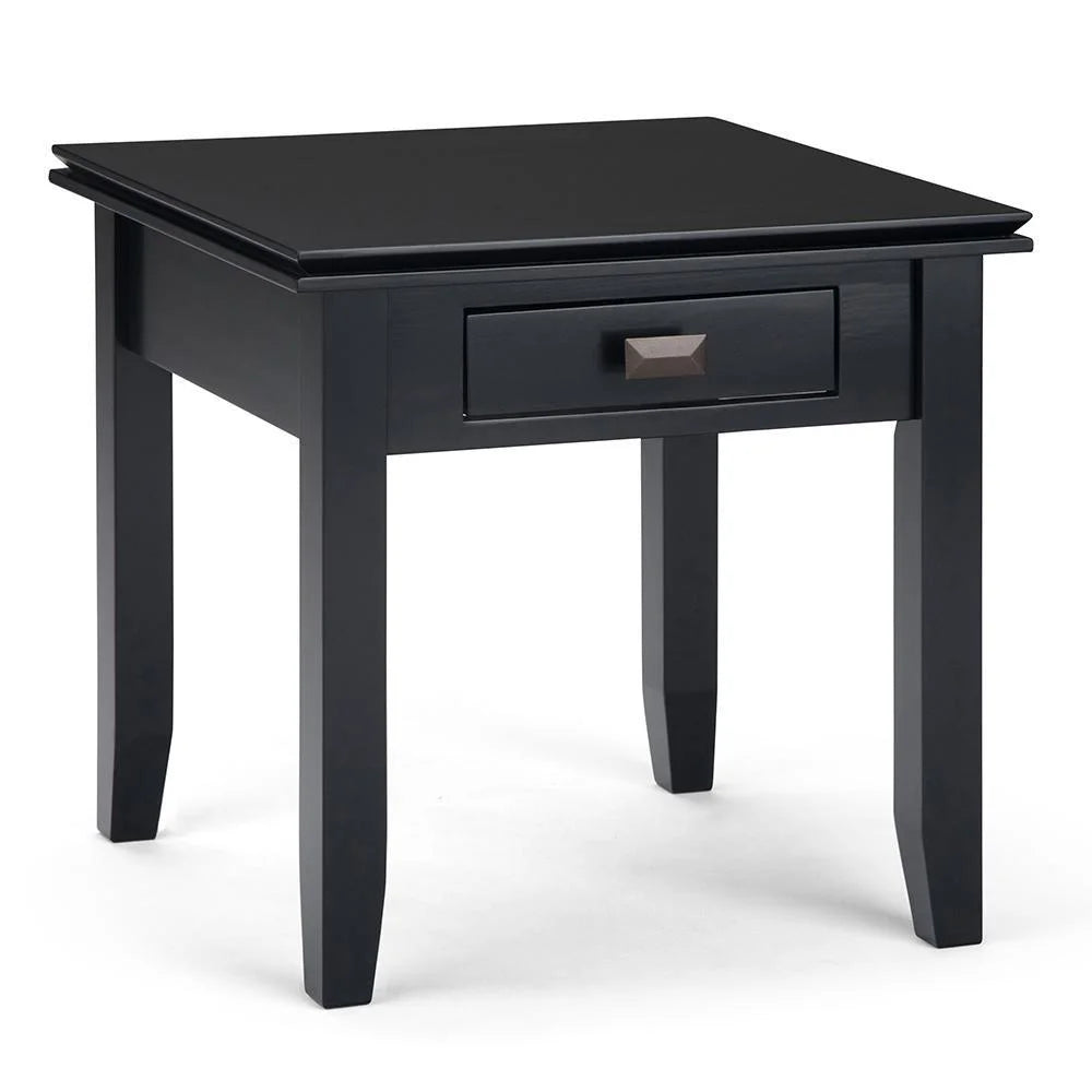 Solid Wood Square End Side Table M196987