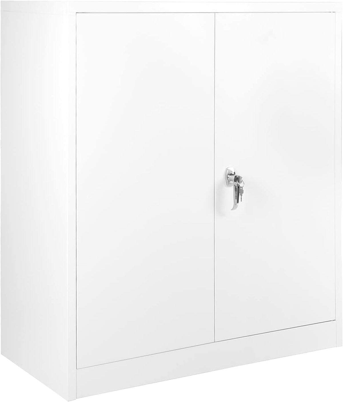 Black Locking Steel Storage Cabinet with 2 Doors N81555