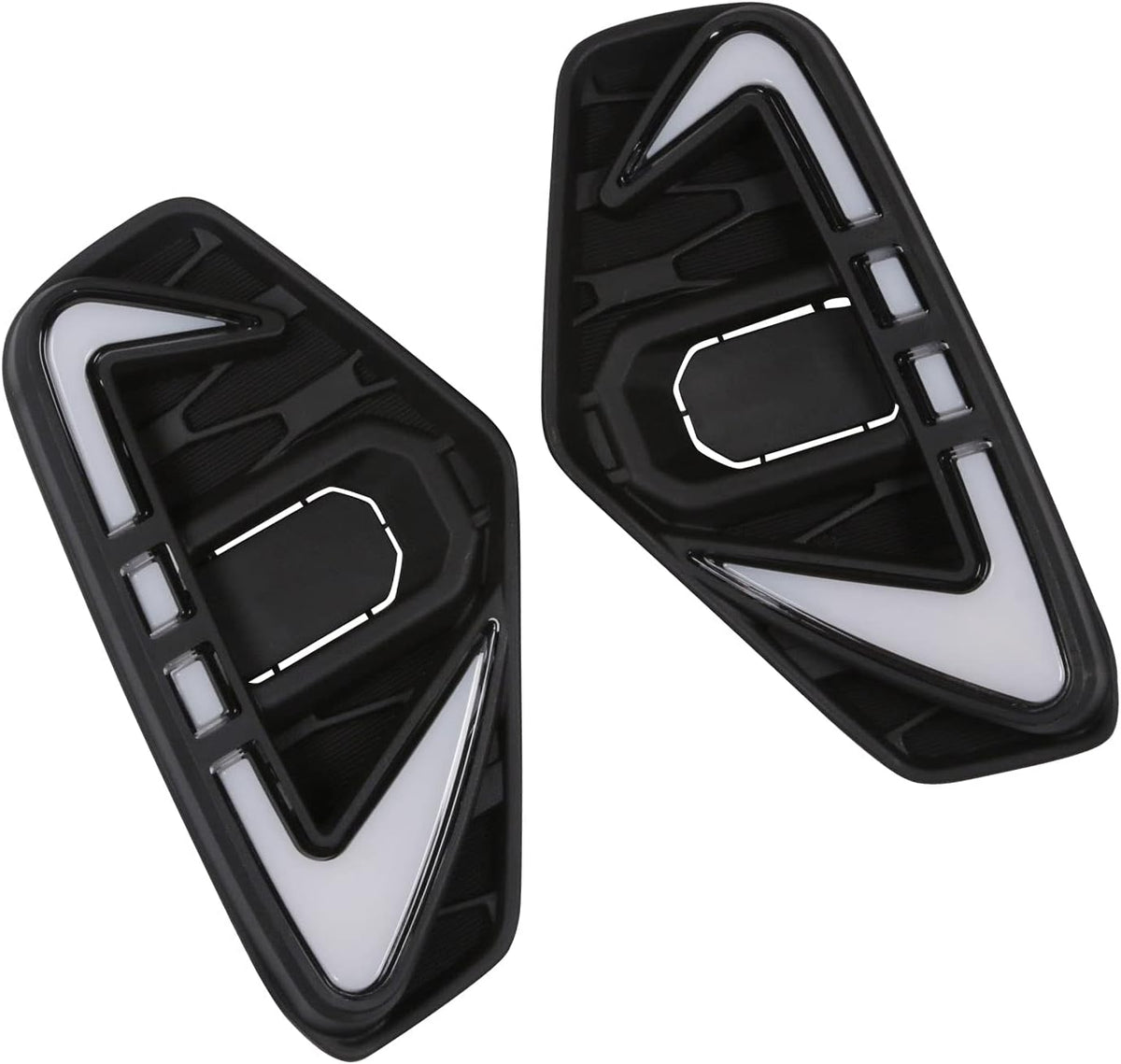 LED Daytime Running Light 2pcs White Yellow Turn Signals R122432
