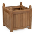Grade A Teak 25in Square Planter Box F8698