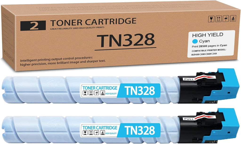 Cyan 2-Pack Toner Cartridge N510