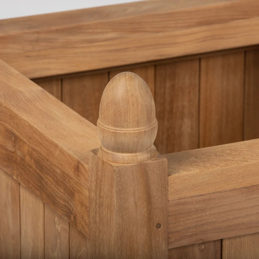 Grade A Teak 25in Square Planter Box F8698