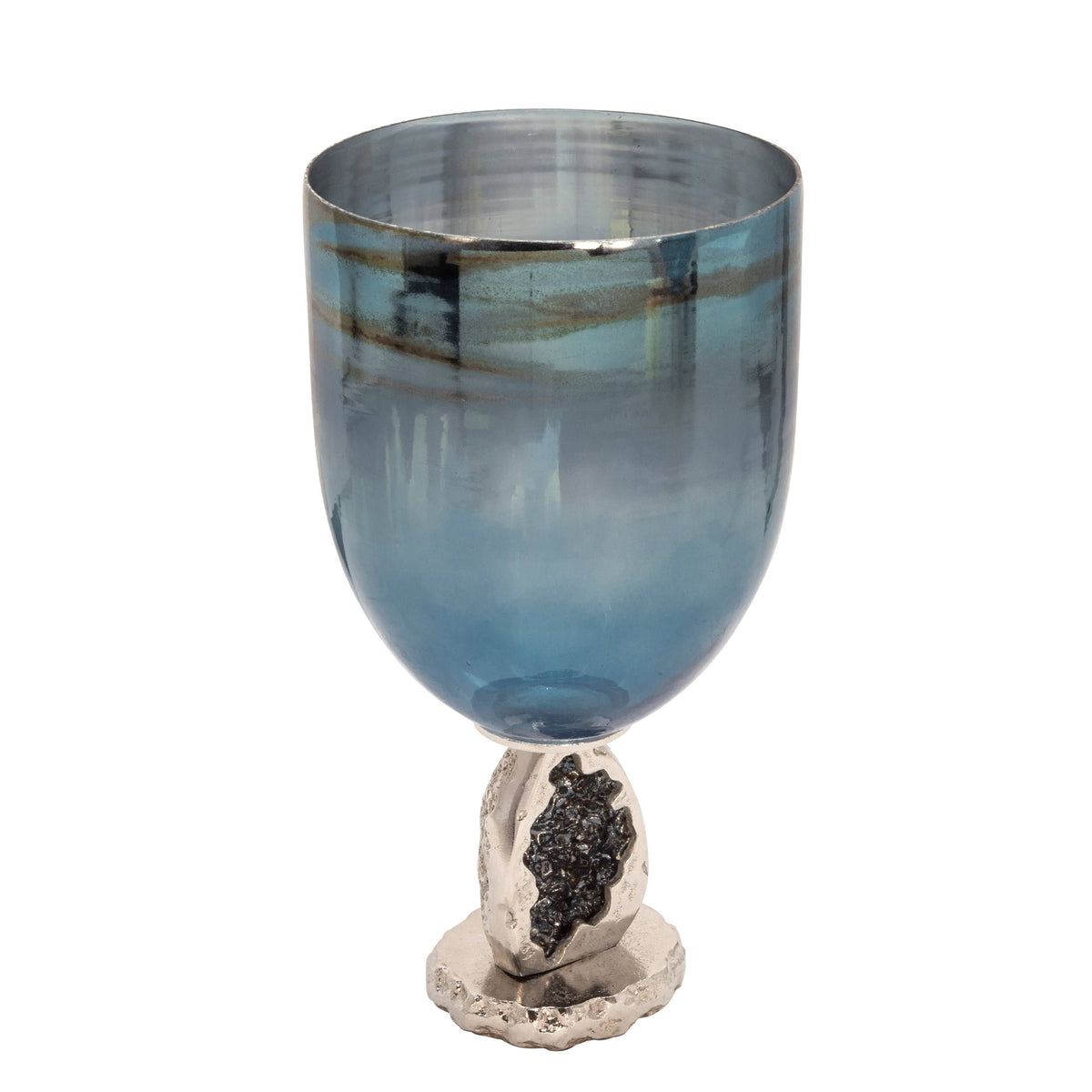 Blue Glass Hurricane H346