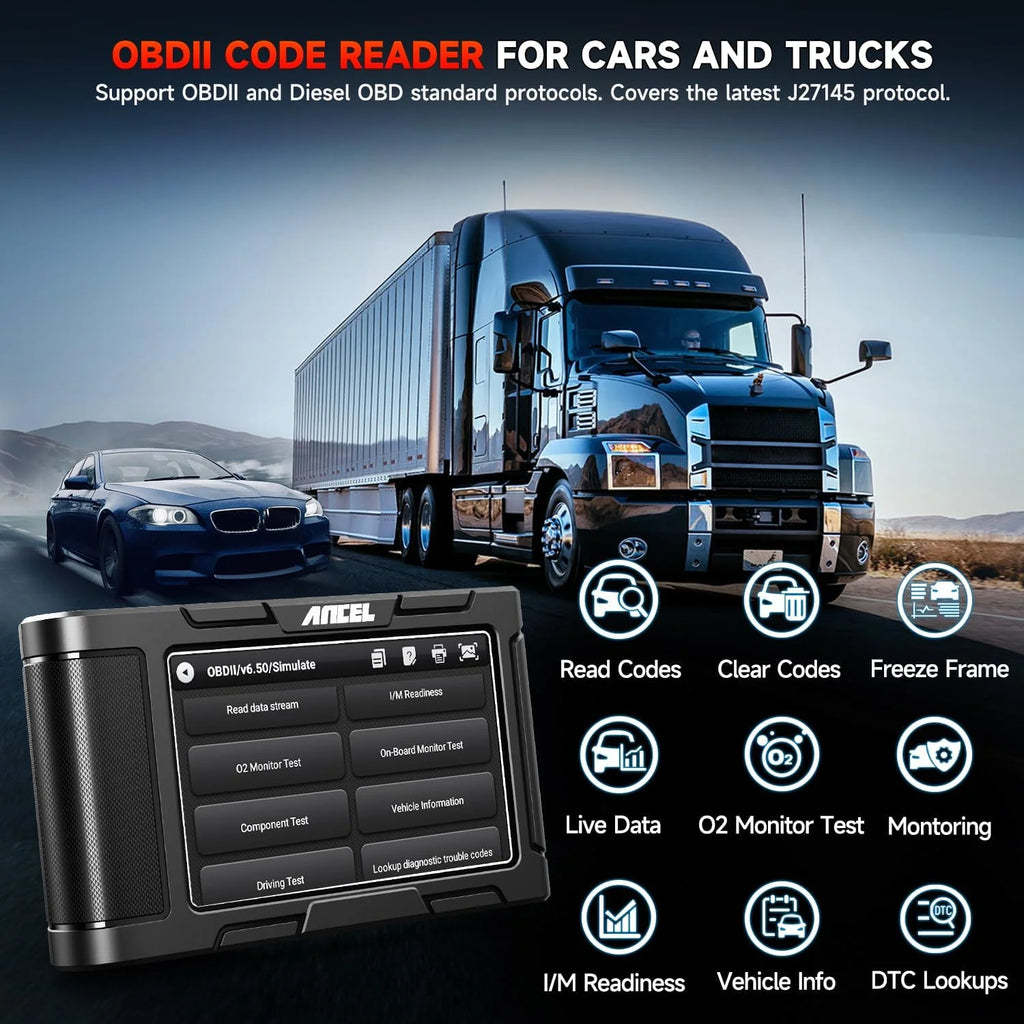 Diesel Truck Scanner Heavy Duty Diagnostic Tool Code Reader H685194