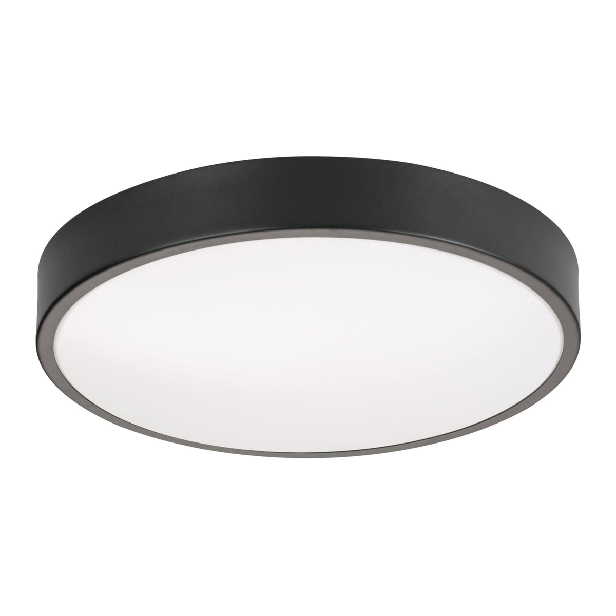 12 inch 44W 2 LED Flush Mount Black O766116