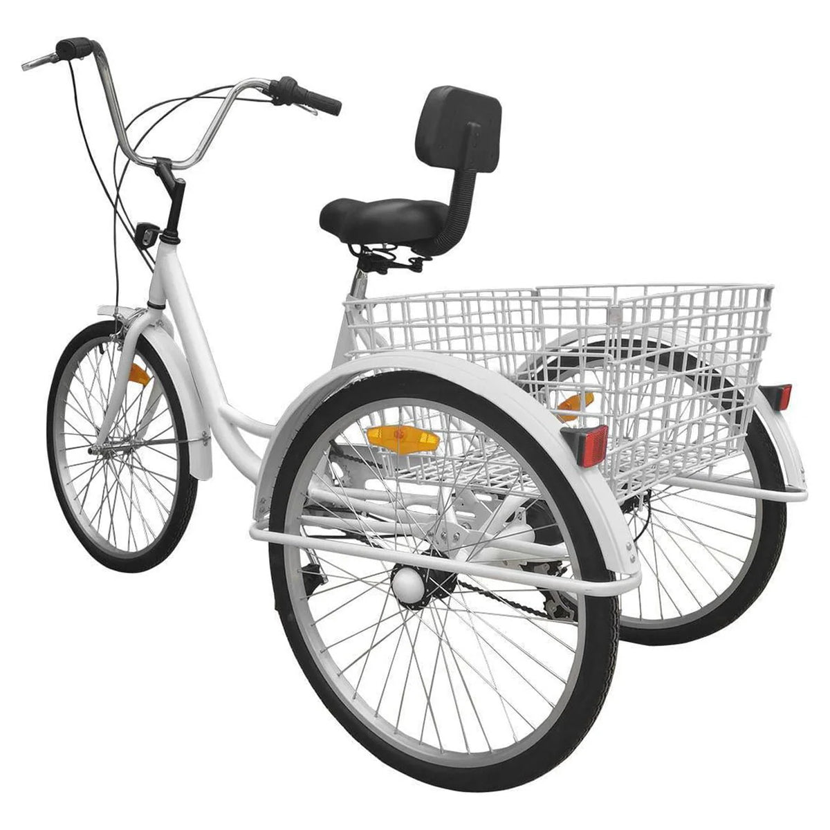 7-Speed Adult 3-Wheel Tricycle with Basket N783