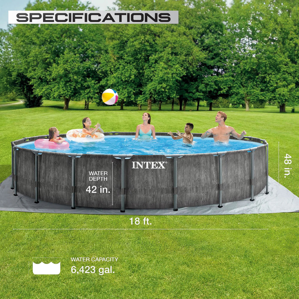 15'x48 Above Ground Swimming Pool and Filter Pump R84992