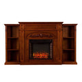 Electric Fireplace with Bookcases X7075