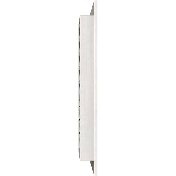 32 inch Vertical Gable Vent, Primed Smooth Western Red Cedar S383437