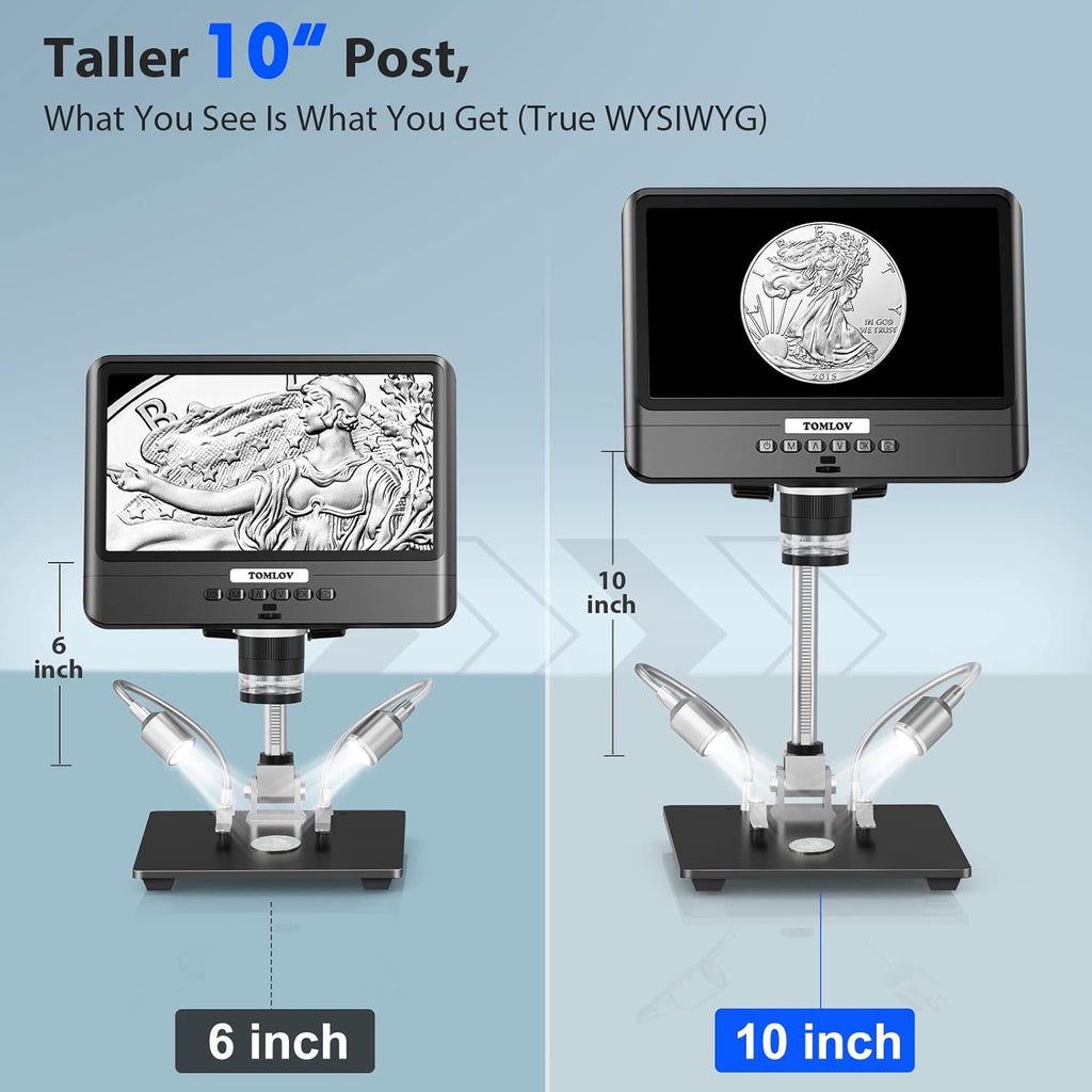 Adjustable Aluminium Alloy Digital Microscope Stand Pack of 2 M765674