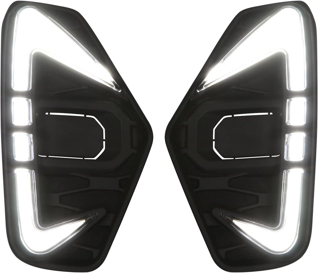 LED Daytime Running Light 2pcs White Yellow Turn Signals R122432