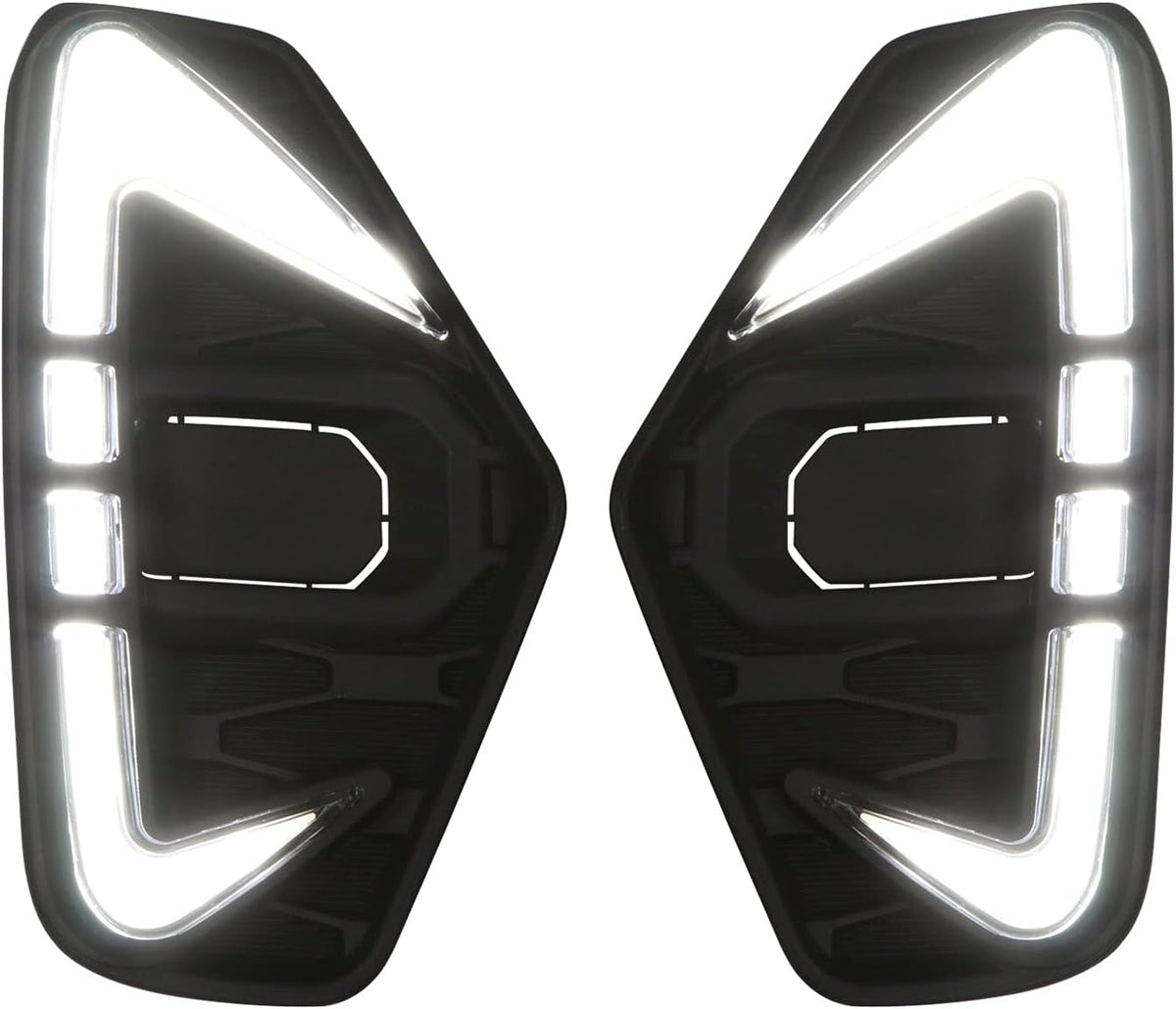 LED Daytime Running Light 2pcs White Yellow Turn Signals R122432