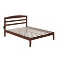 Queen Bed with USB Charger in Walnut Q478389