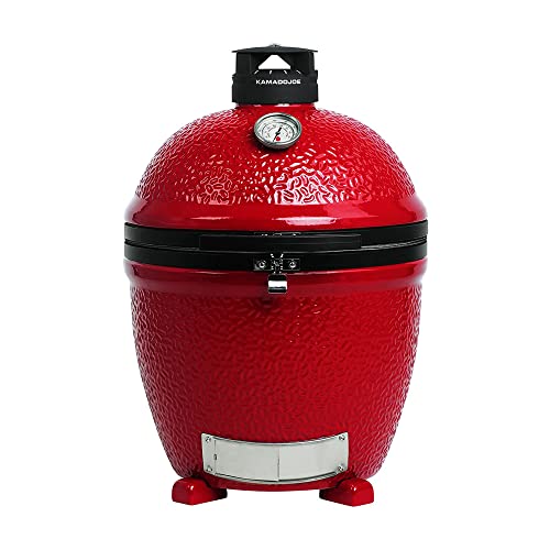 18-inch Ceramic Charcoal Grill and Smoker with Cart G945654