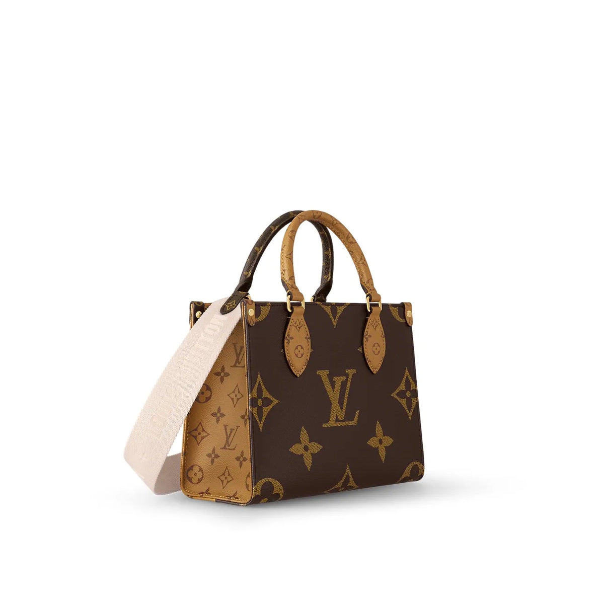 Canvas Shoulder Bag with Pendant A2680