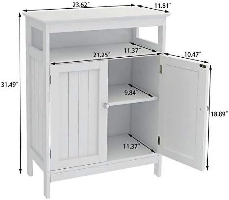 Sideboard Cabinet with Natural Rattan Doors and Solid Wood Feet A519