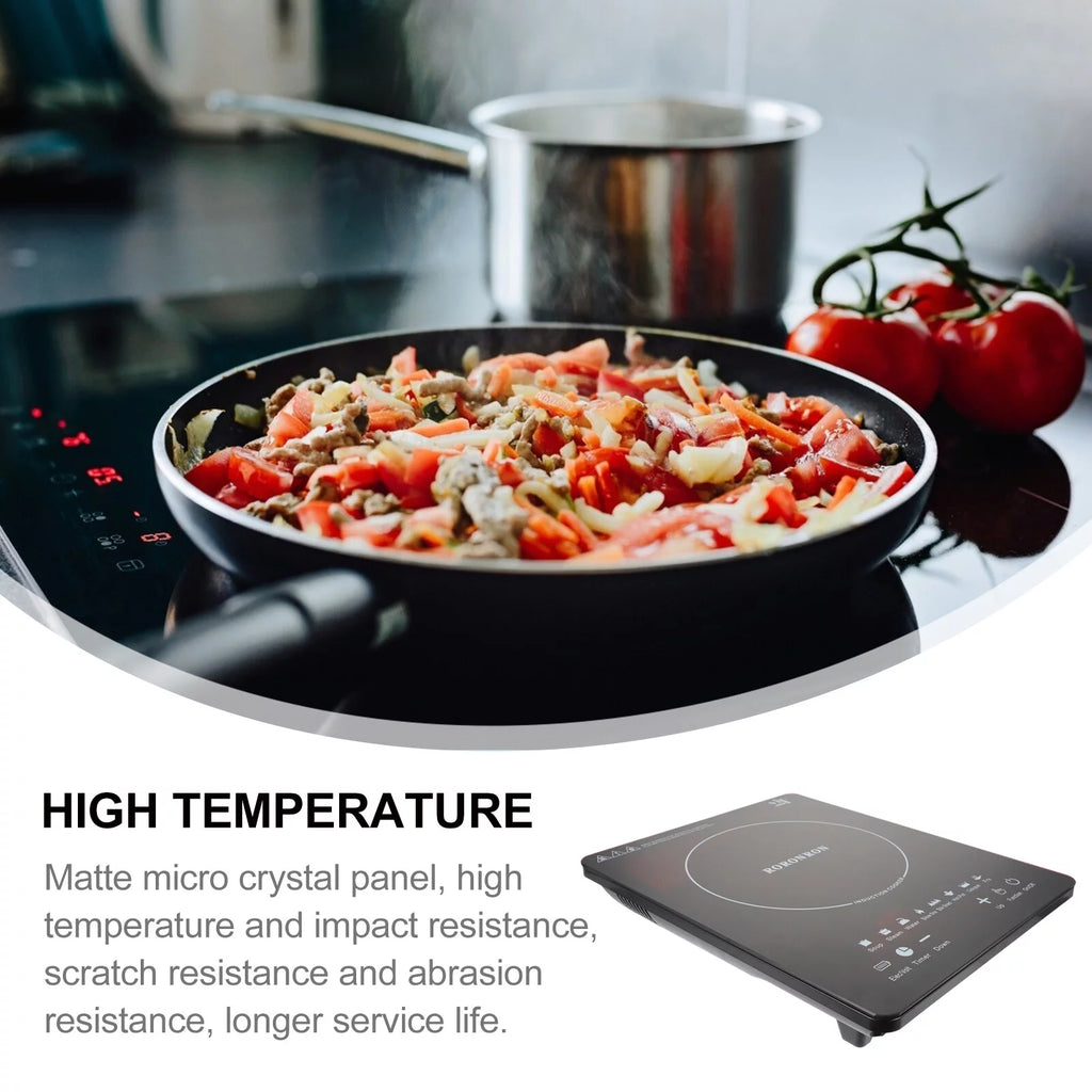 1000W Portable Induction Cooktop with Child Safety Lock & Timer S81758