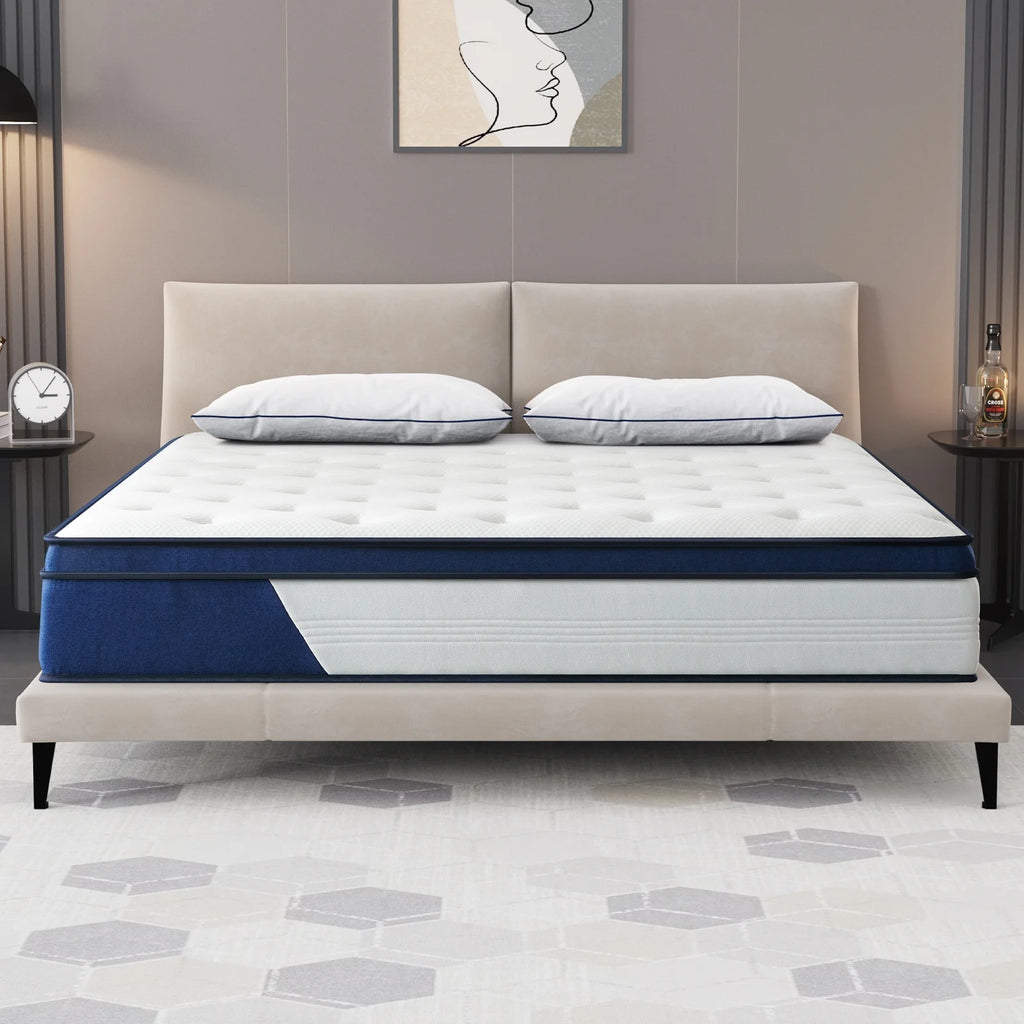 King Size 12 Innerspring Hybrid Pocket Spring Mattress A9262