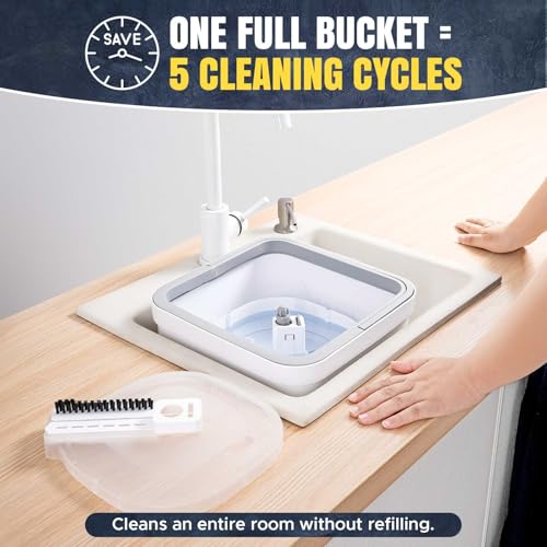 Spin Mop & Bucket Set with 5 Pads K79881
