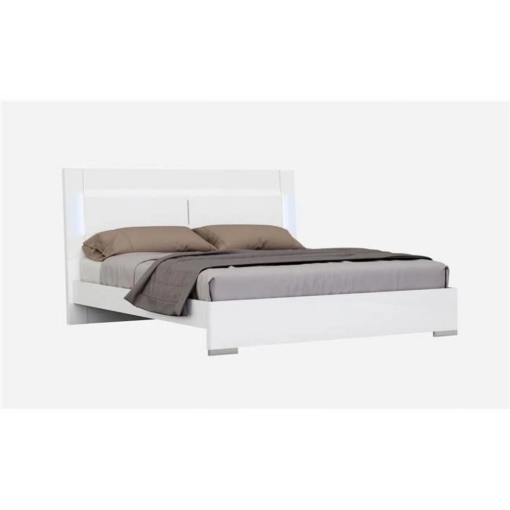 King Size Bed, White F32284
