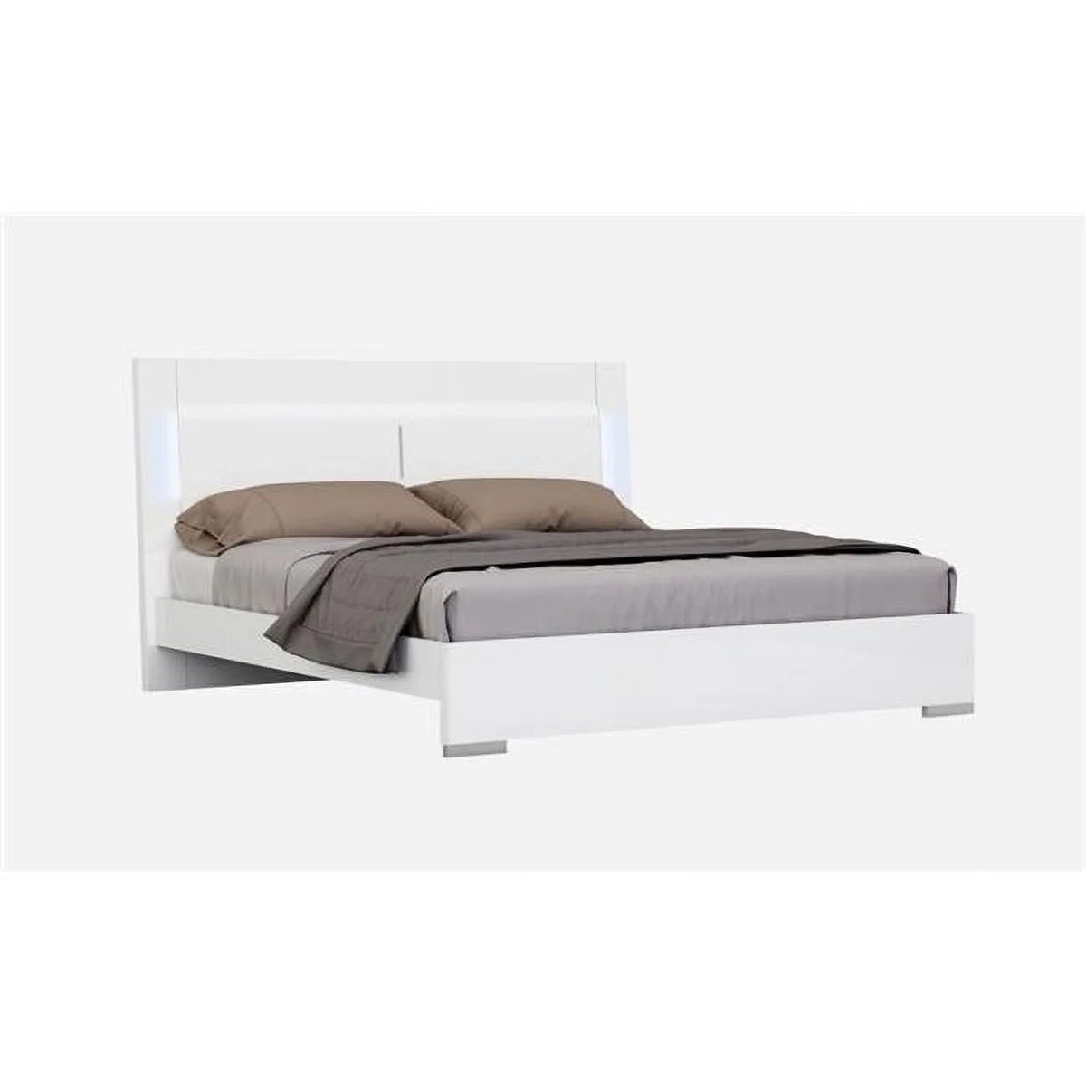 King Size Bed, White F32284