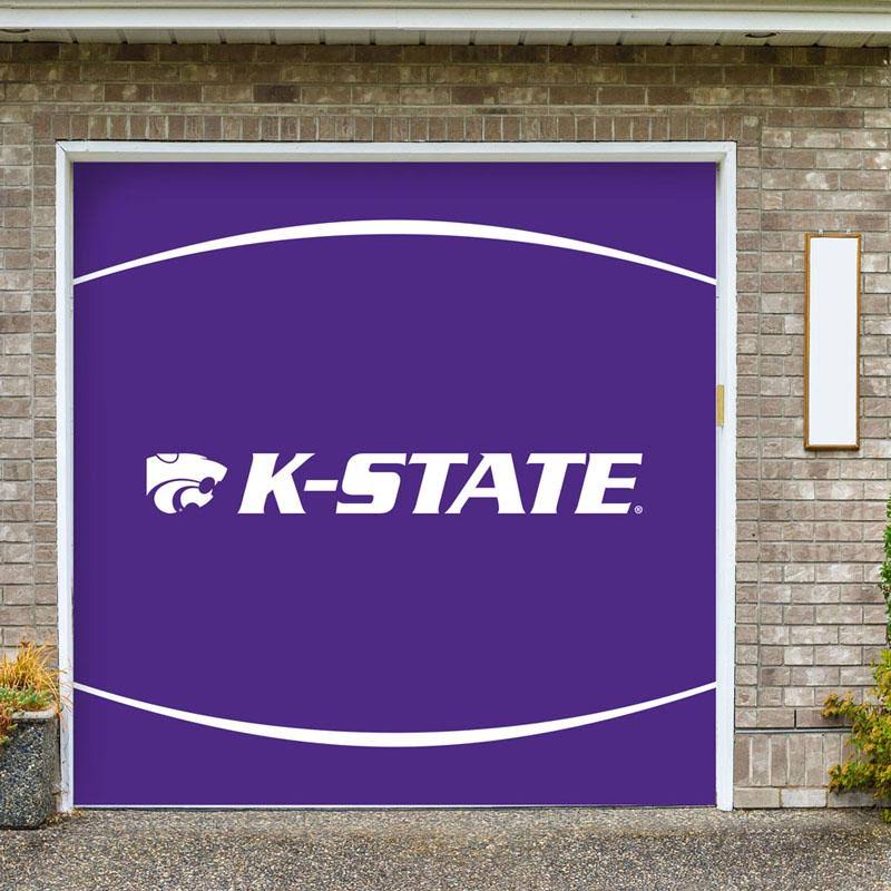 7 x 16 ft. NCAA Double Garage Door Decor T98382