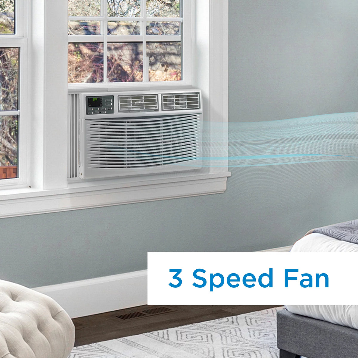 8,000 BTU White Window Air Conditioner M85900