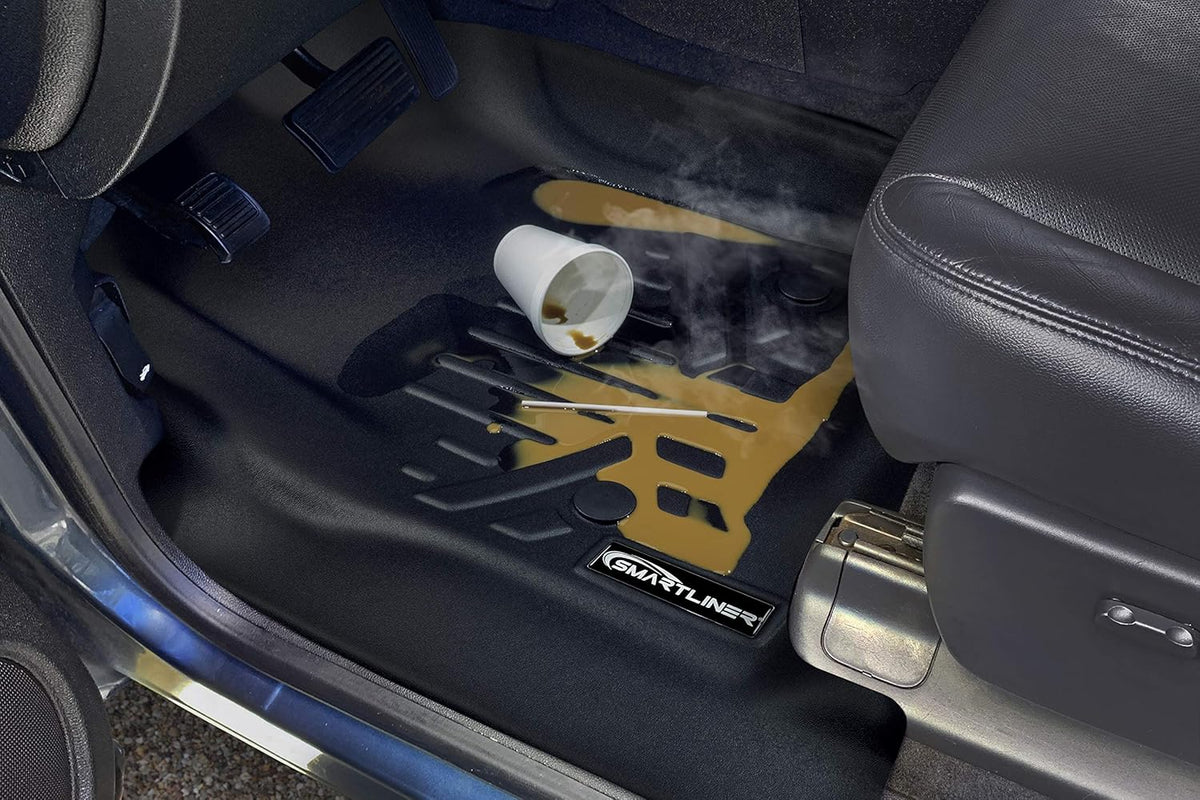 Custom Fit Floor Mats 3 Row Liner Set Black K491