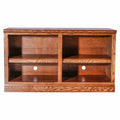Medium Oak TV Cart with Open Shelves D3609