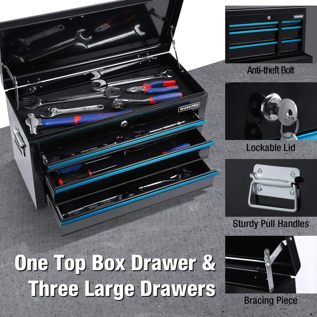 5 Drawer Rolling Metal Tool Chest H1570