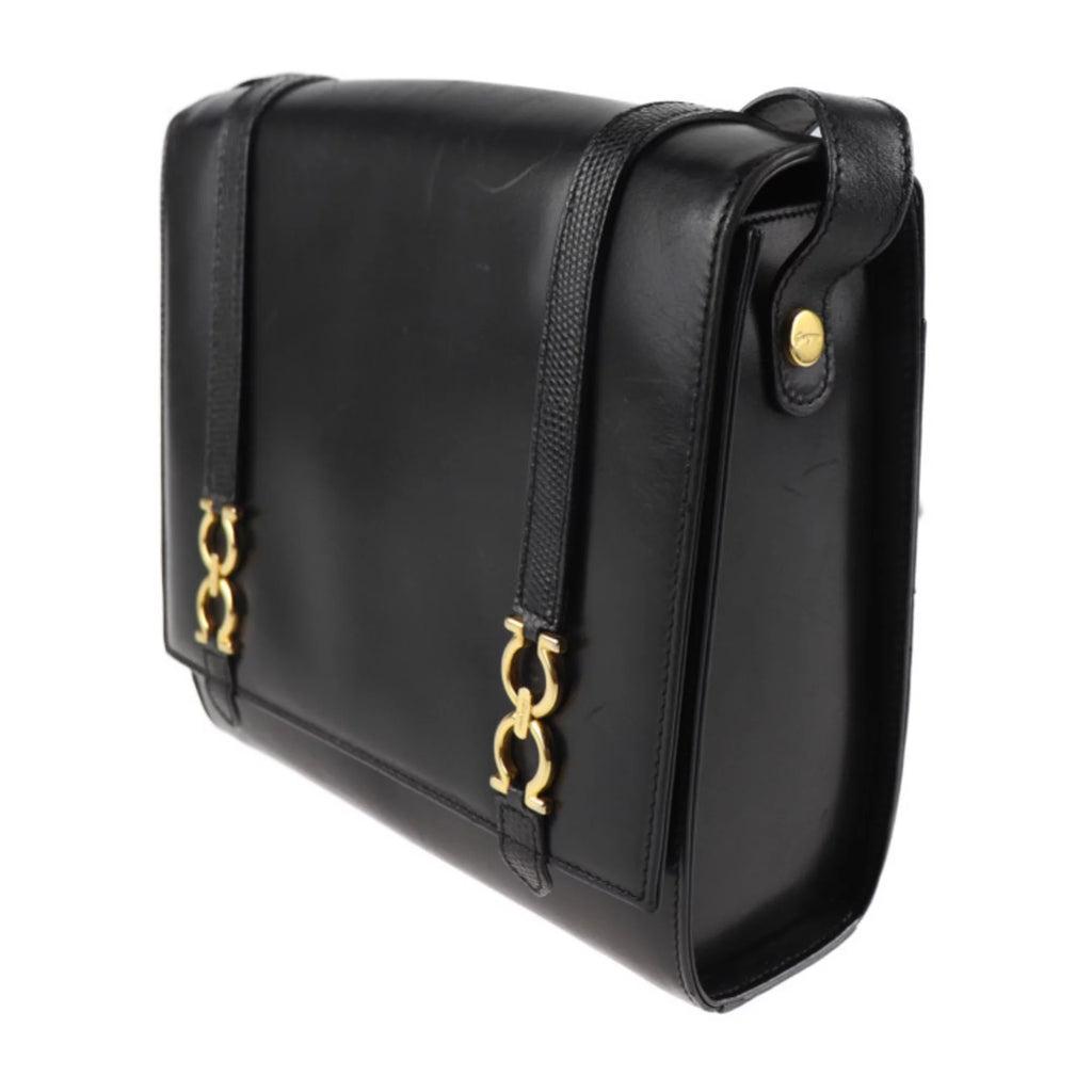 Pre-Owned Leather Shoulder Bag I466