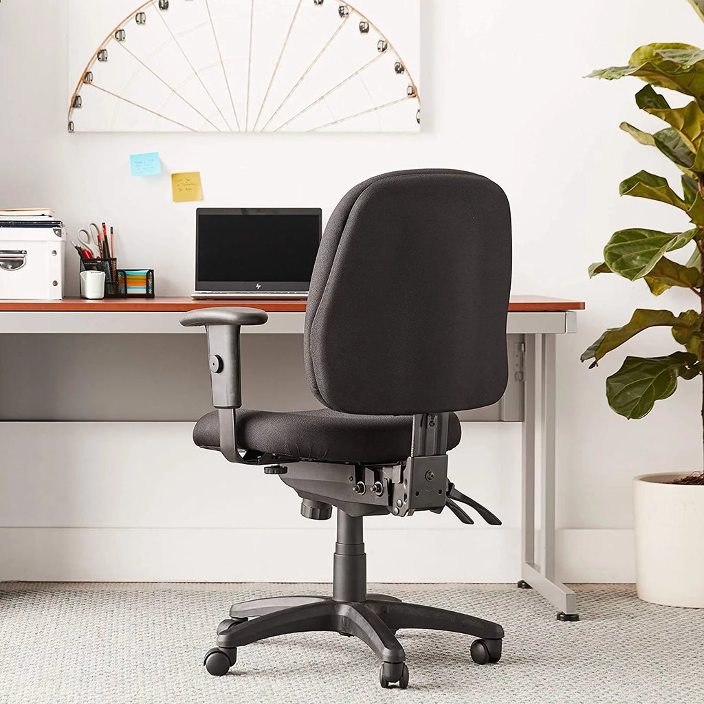 Black Ergonomic Office Desk Chair with Armrests M638839