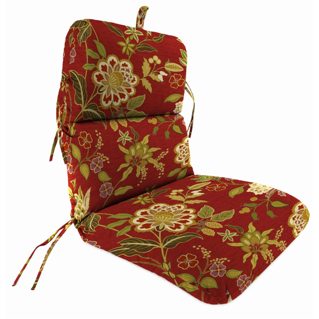 22 x 45 in. Rectangular Outdoor Chair Cushion with Ties H192