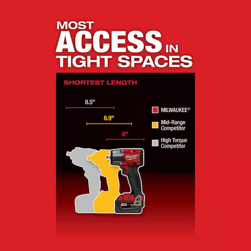 18V Brushless Cordless 3/8 in. Impact Wrench & Ratchet H650270