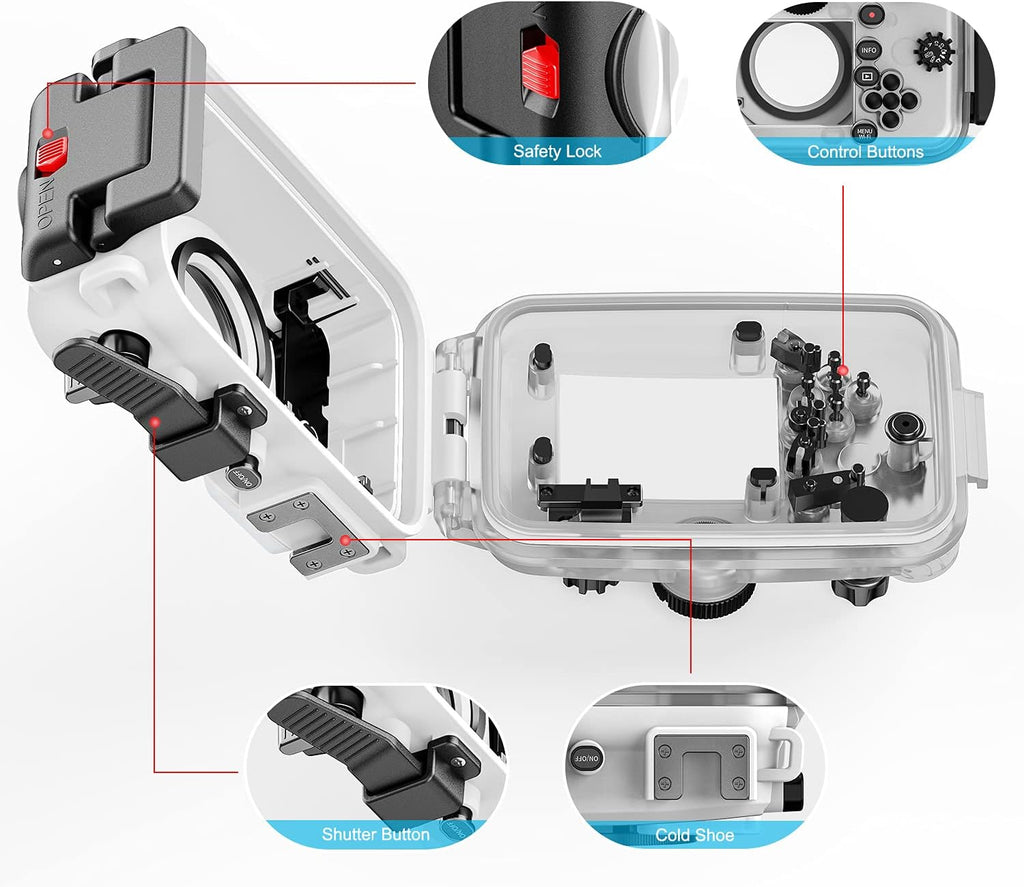 Olympus TG-6 Underwater Housing White N50806