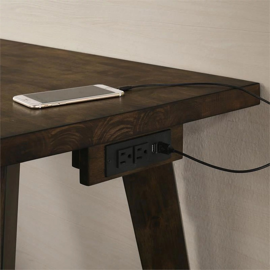 Dark Walnut 4-Piece Counter Height Table Set L975