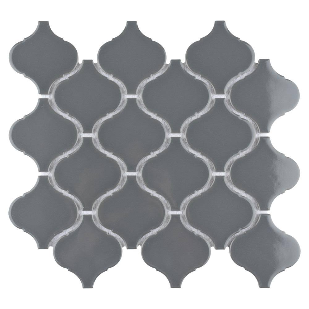 Dark Grey Porcelain Mosaic Tile V524747