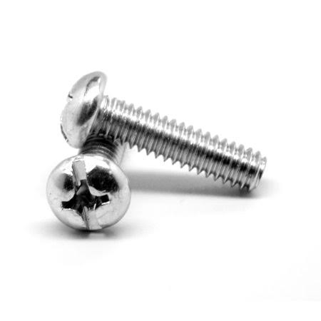 5/16 inch-18 x 5 inch Coarse Thread Machine Screw Round Head Low Carbon Steel Zinc Plated U7978