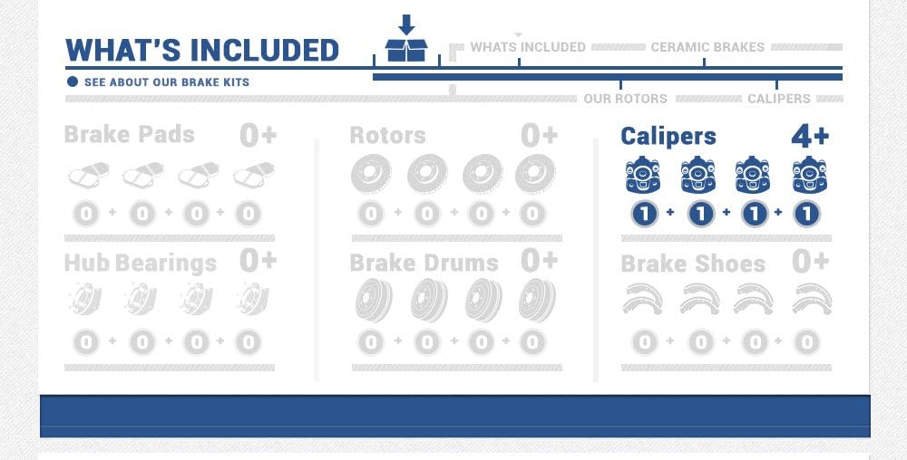 Semi-Loaded OE Caliper Assembly Set Kit J982195