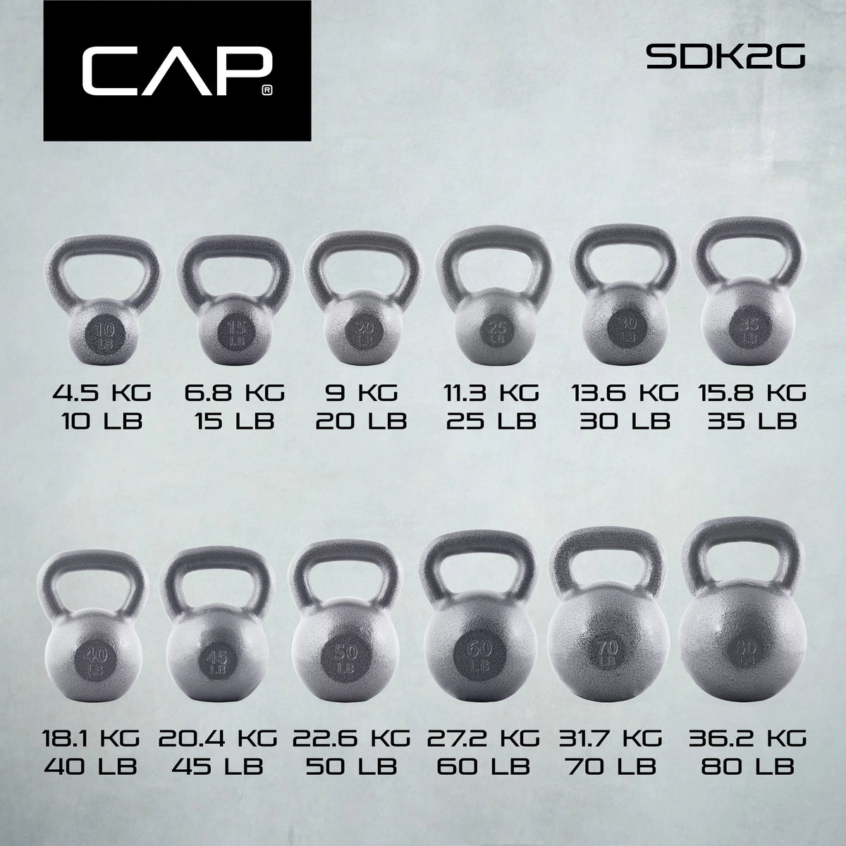 Cast Iron Kettlebell B8995