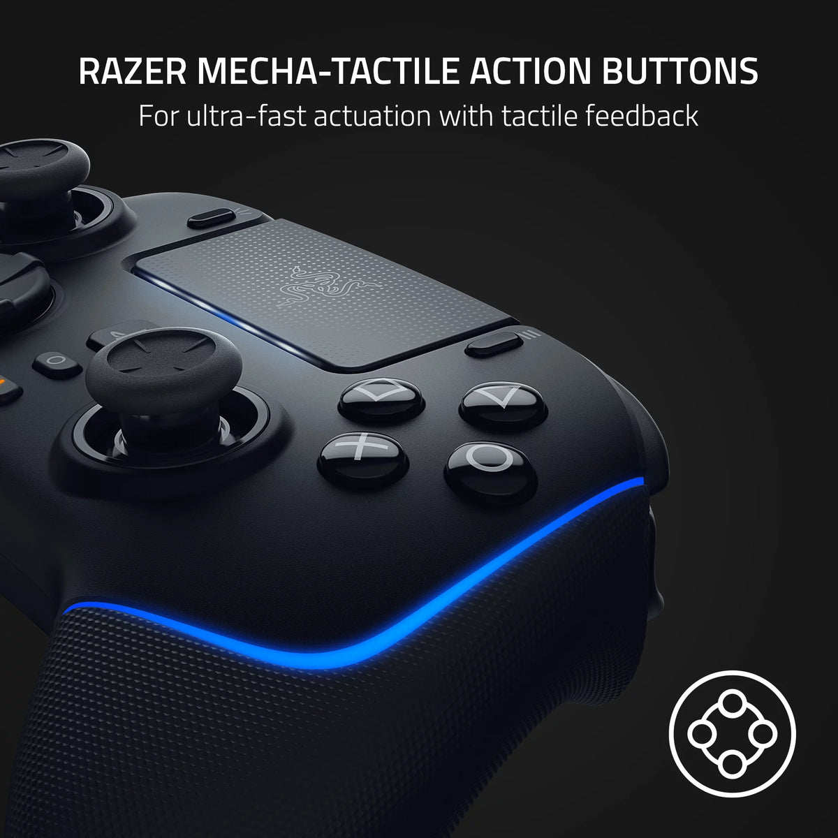 Wireless Gaming Controller for PlayStation 5, Black Q50841