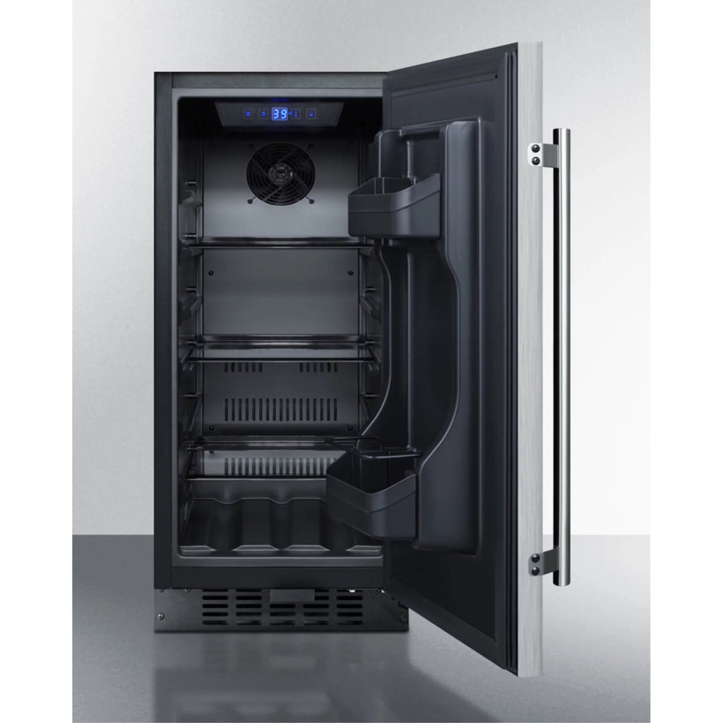 15" Wide ADA Compliant All-Refrigerator with Stainless Steel Door G937