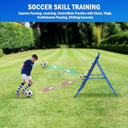 4x4FT Volleyball Rebounder Net with 2 x 6-Angle Quick Adjustments I406